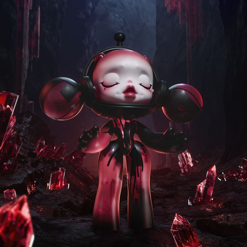 MEGA α SKULLPANDA 1000%  400% Red Crystal