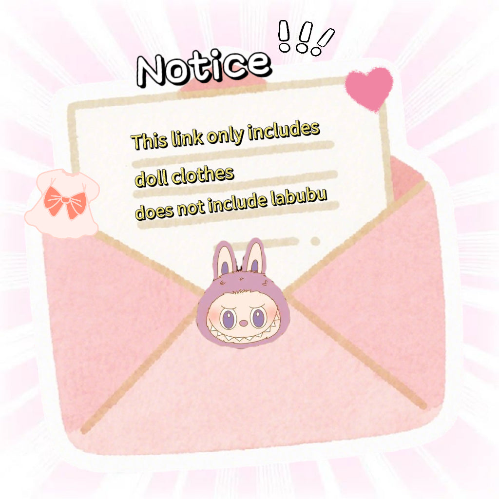 POP MART Labubu Replacing Clothes Set Collection (No Dolls) labubu clothes