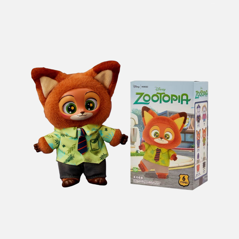 Miniso Zootopia Vinyl Plush Pendant Mystery Blind Box