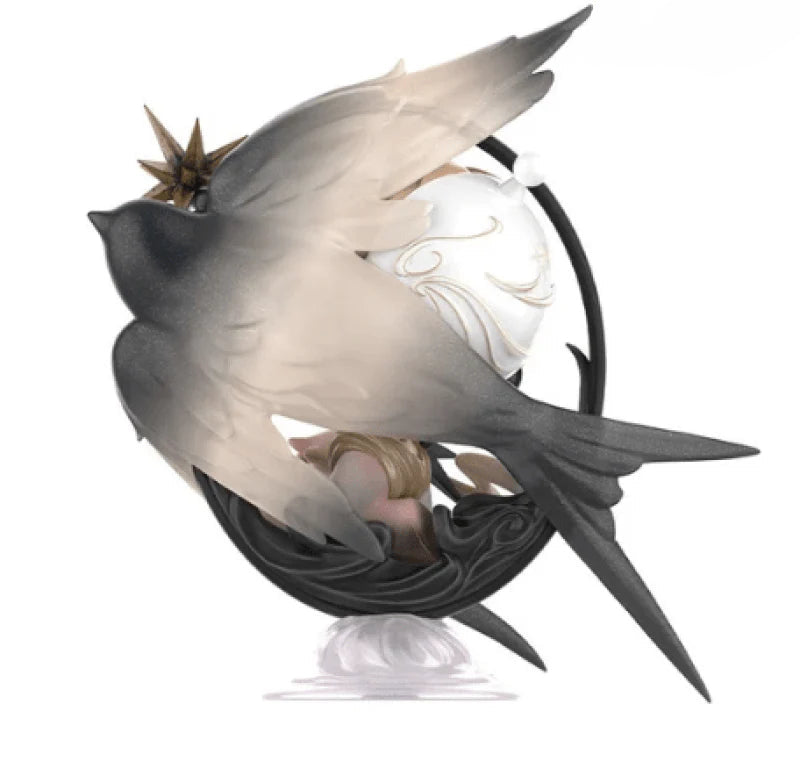 SKULLPANDA Light's Longitude and Latitude Figurine. Hanging Card