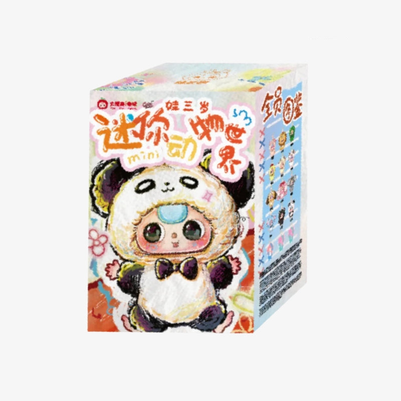 Baby Three Mini Animal World Series Plush Blind Box