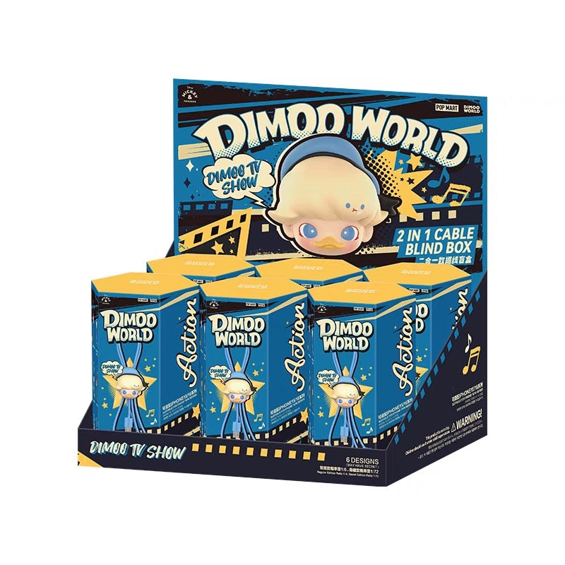 POP MART DIMOO WORLD × DSN Series-2 in 1 Cable, Blind Box