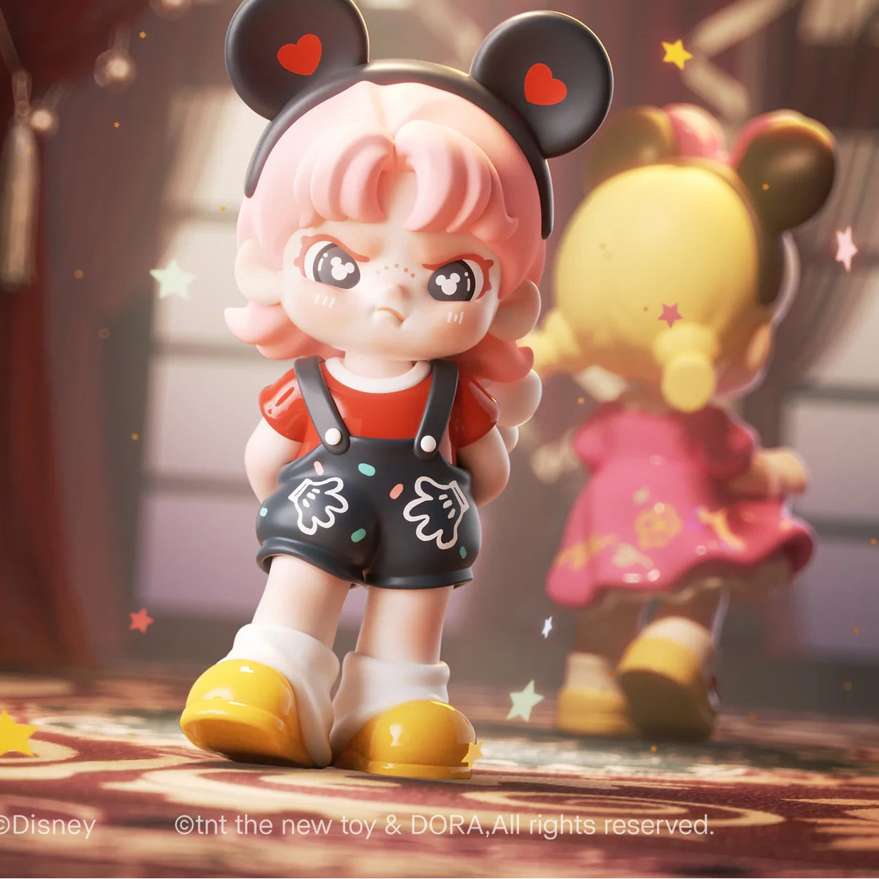 TOP TOY DISNEY DORA Loves Mickey Series Figures Blind Box