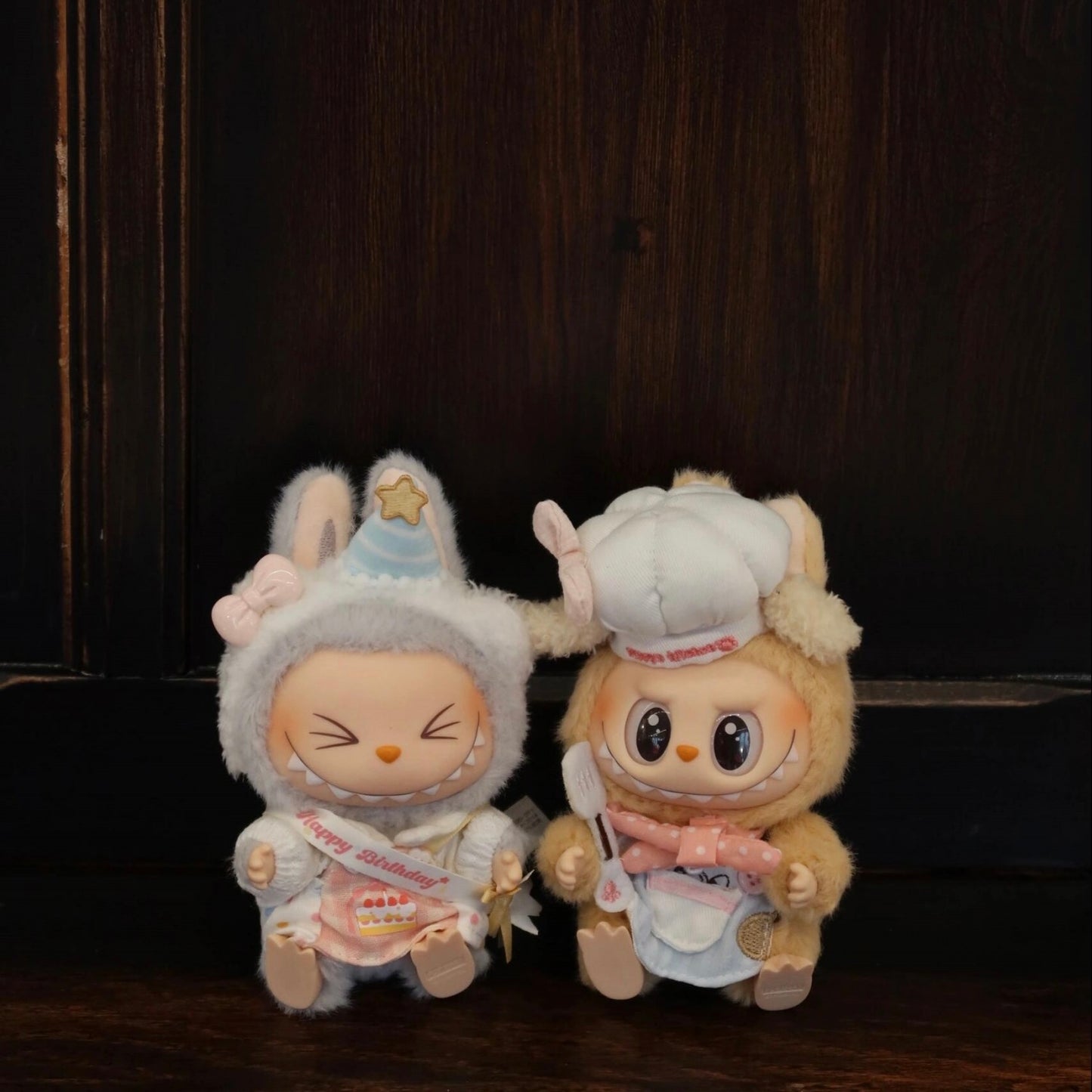 labubu baby clothes 10cm17cm sitting party first generation second generation labubu clothes suit butter cookies(No Dolls)labubu clothes