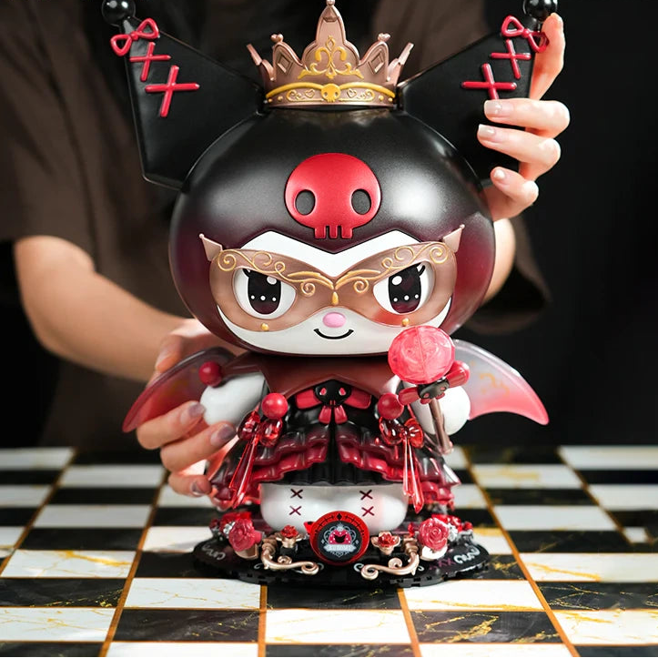 TOP TOY Kuromi Dark Castle Night Building Blocks Figure 450+Pcs