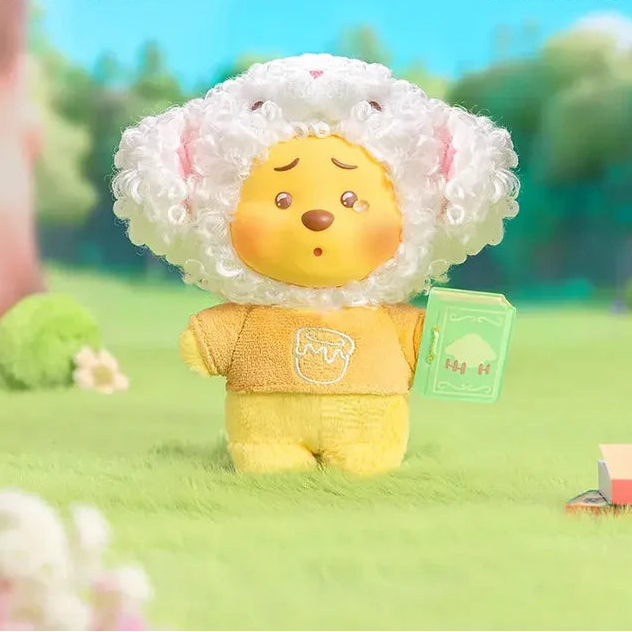 TOP TOY Winnie the Pooh Animal Storybook Series Plush Keychain Blind Box