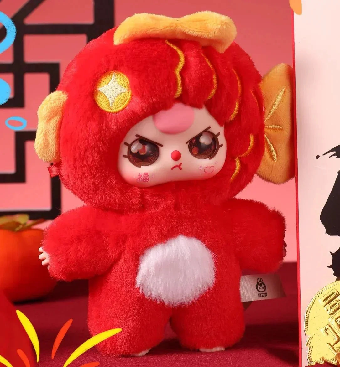 Baby Three Happy New Year Series Plush Dolls. Blind Box