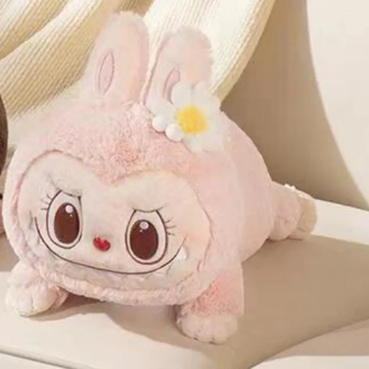 The Momsters Classic Series-Labubu Sweet Sleep Lying Plush Doll - PopNya