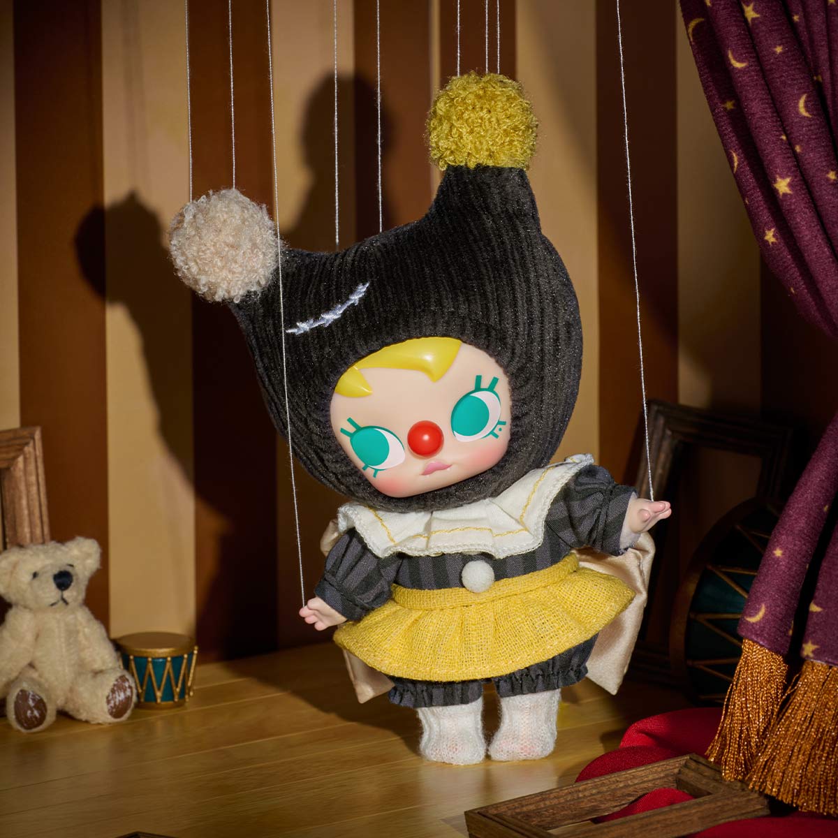 Labubu The Monsters Why So Serious Series Plush Pendant POP MART Blind Box