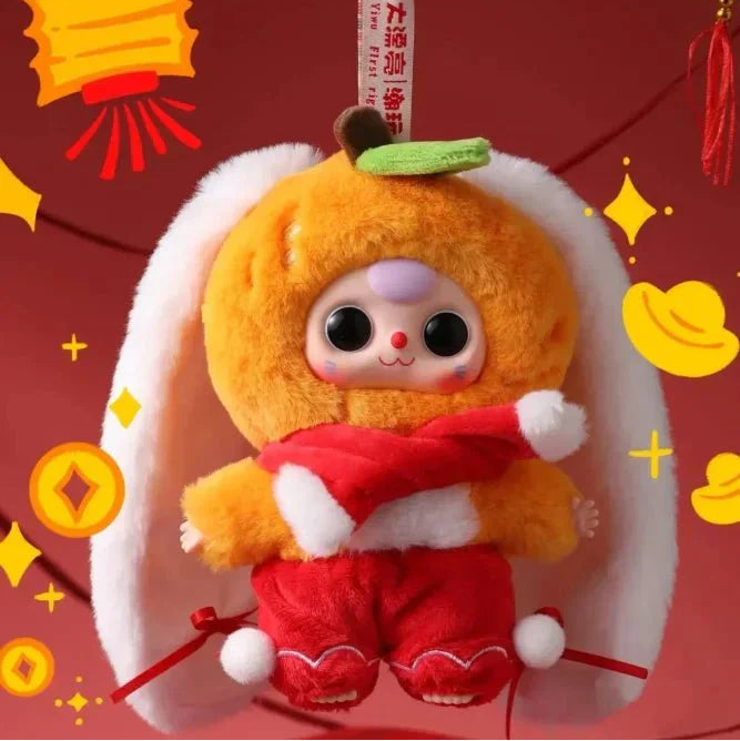 Baby Three Happy New Year Series Plush Dolls. Blind Box