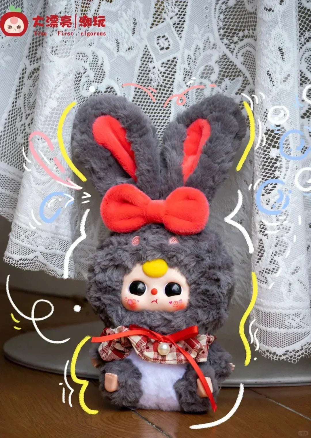 Baby Three Lily Rabbit Town V3 Series Plush Dolls. Blind Box - PopNya
