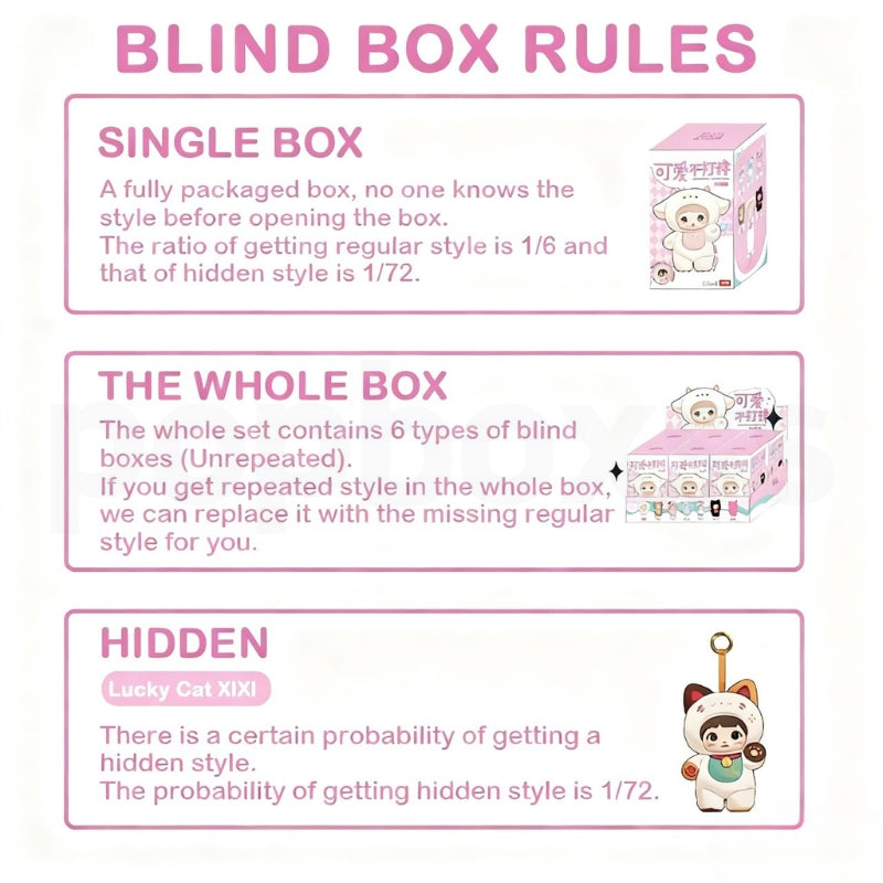 Nommi Loveliness Never Ends Series Plush Dolls. Blind Box