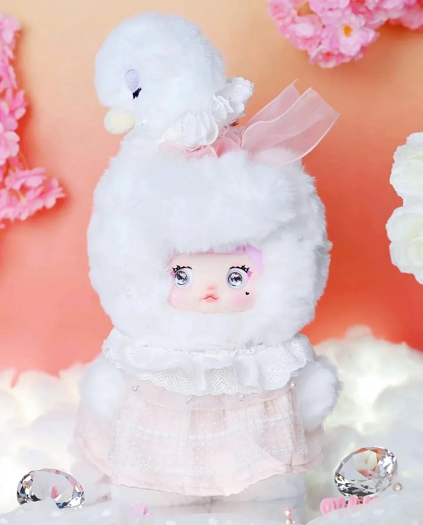 NOMMI Swan Lake Plush Hanging Card. Limited Edition