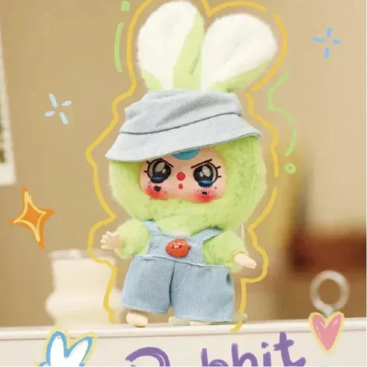 Baby Three Macaron Cute Bunny Series Plush Dolls. Blind Box
