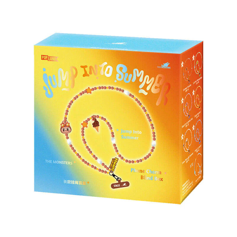 the monster LABUBU Jump Into Summer Series Charm Blind Box