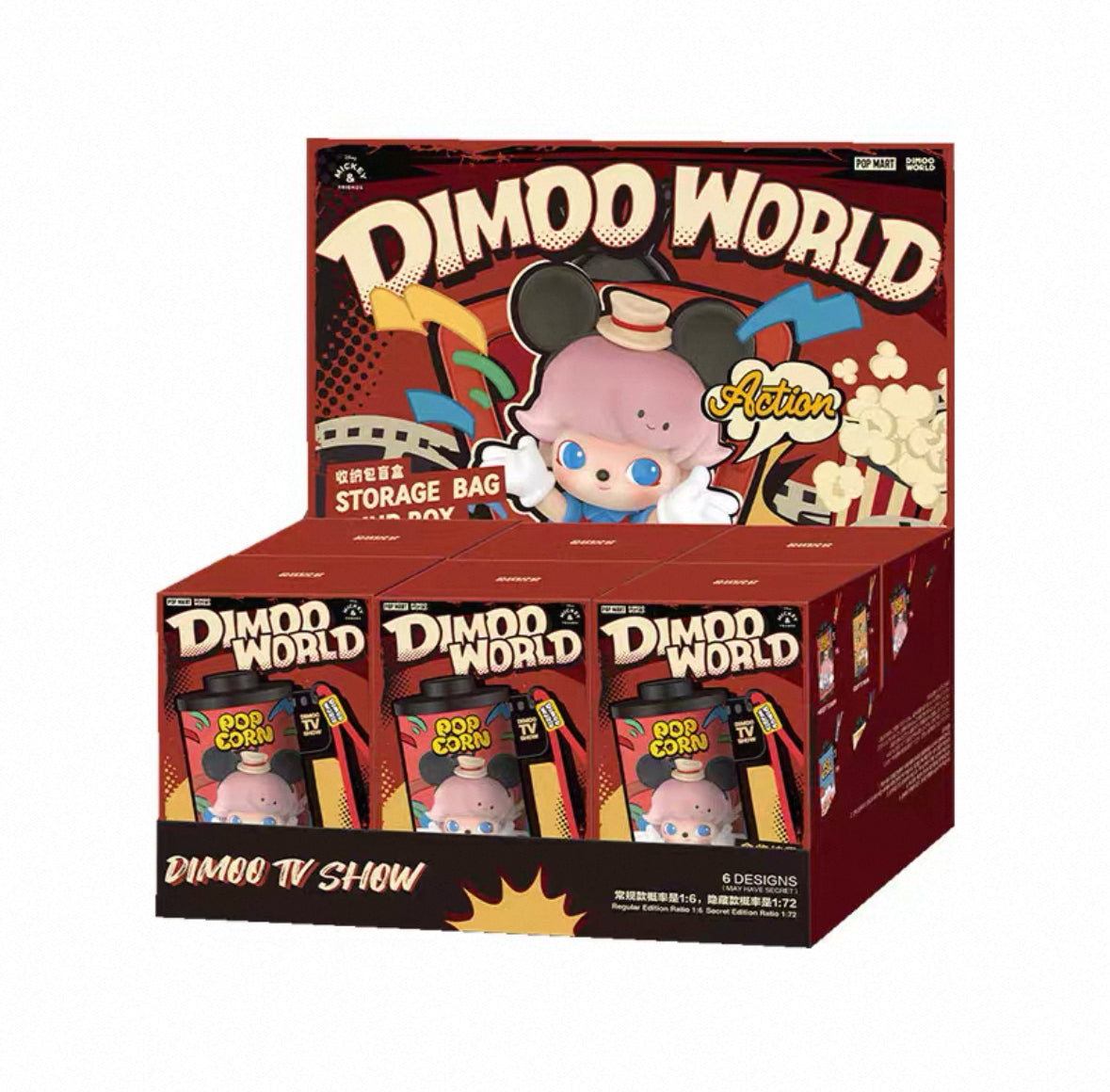 POP MART DIMOO WORLD × DISNEY Series-Storage Bag, Blind Box