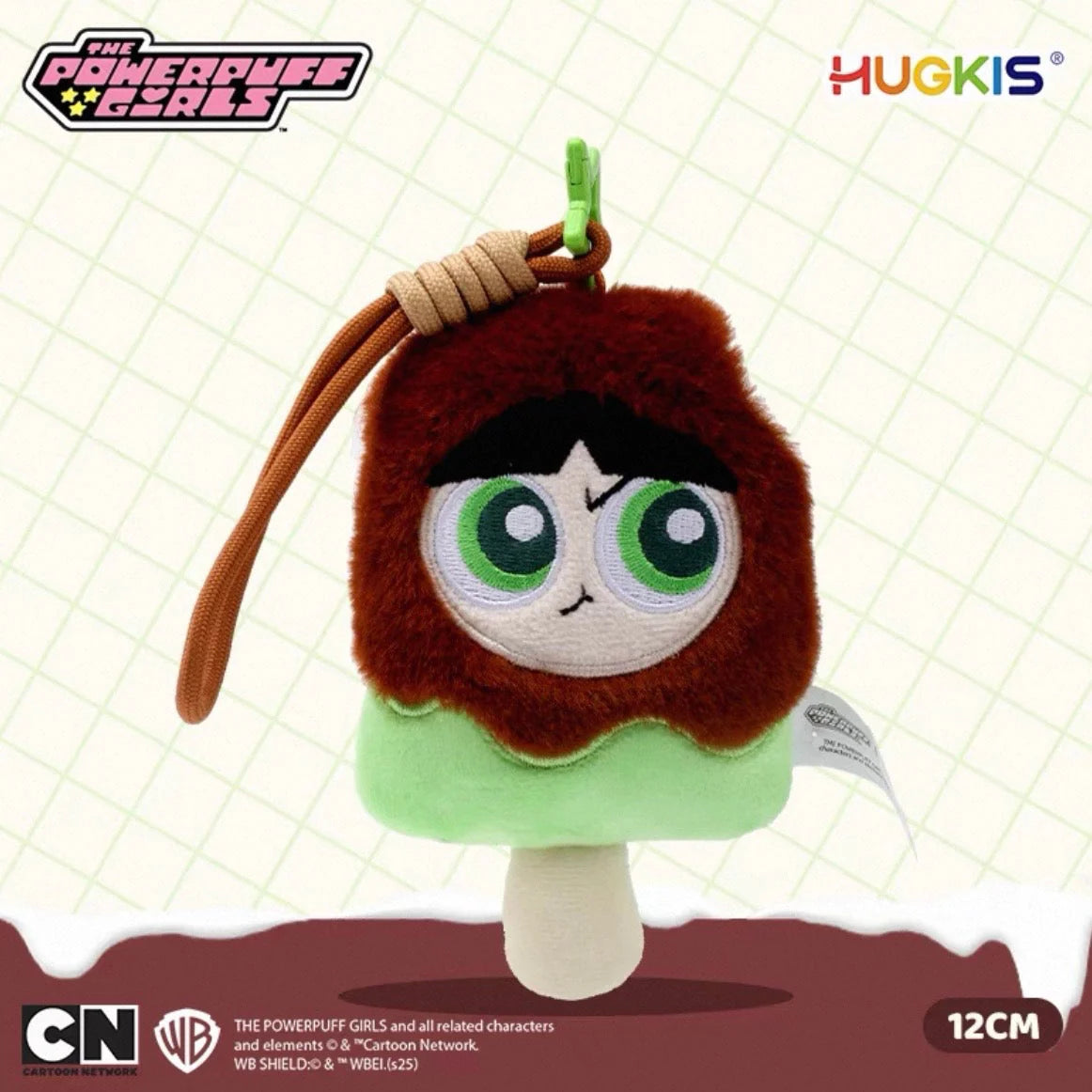 HUGKIS The Powerpuff Girls Popsicle Plush Pendant Ice Cream Doll