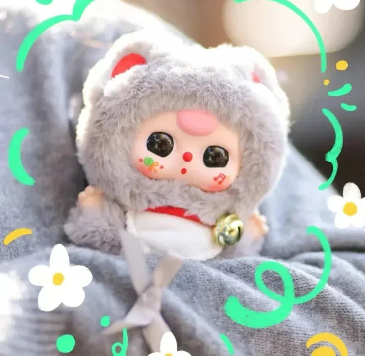 Baby Three Billionaires Cat Series Plush Dolls. Blind Box