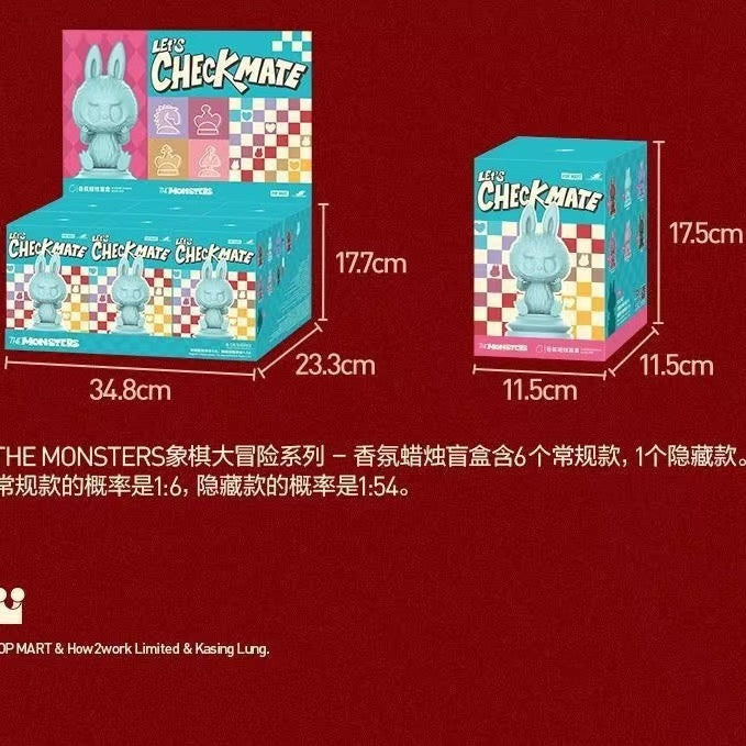 The Monsters Labubu Let's Checkmate Series Scented Candles, Blind Box
