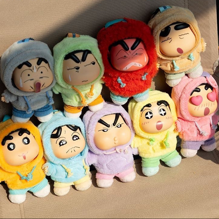 TOP TOY Crayon Shin-chan Emotional Dopamine Series Vinyl Plush Pendant, Blind Box