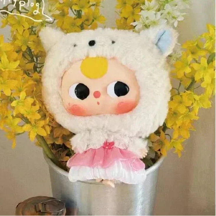 Baby Three - Big Head Baby Zipper Bag Plush Dolls. Blind Box