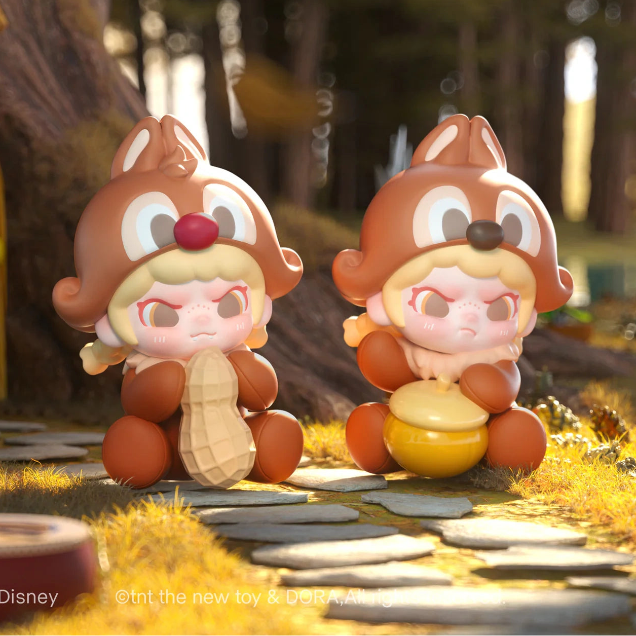 TOP TOY DISNEY DORA Loves Mickey Series Figures Blind Box