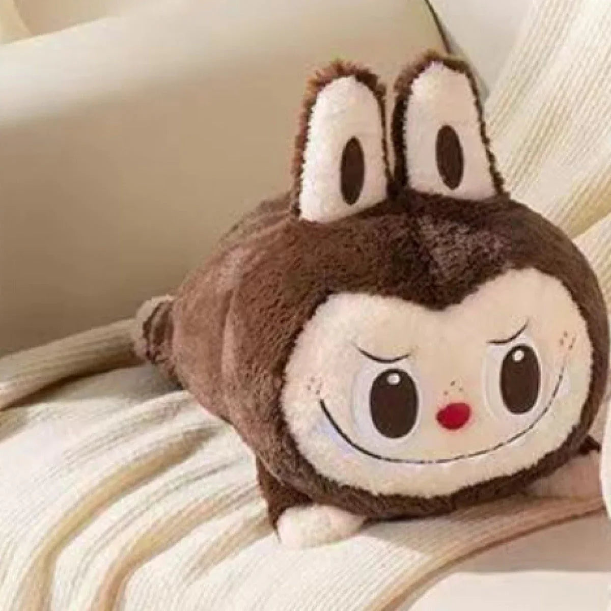 The Momsters Classic Series-Labubu Sweet Sleep Lying Plush Doll - PopNya