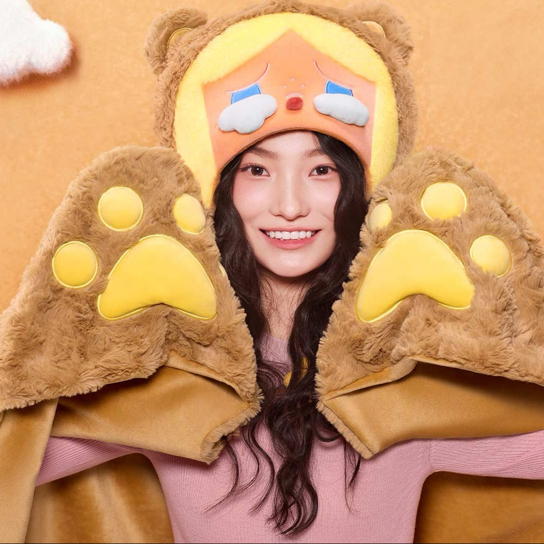 POP BEAN Fluffy & Cozy Series-CRYBABY Multi-functional Blanket