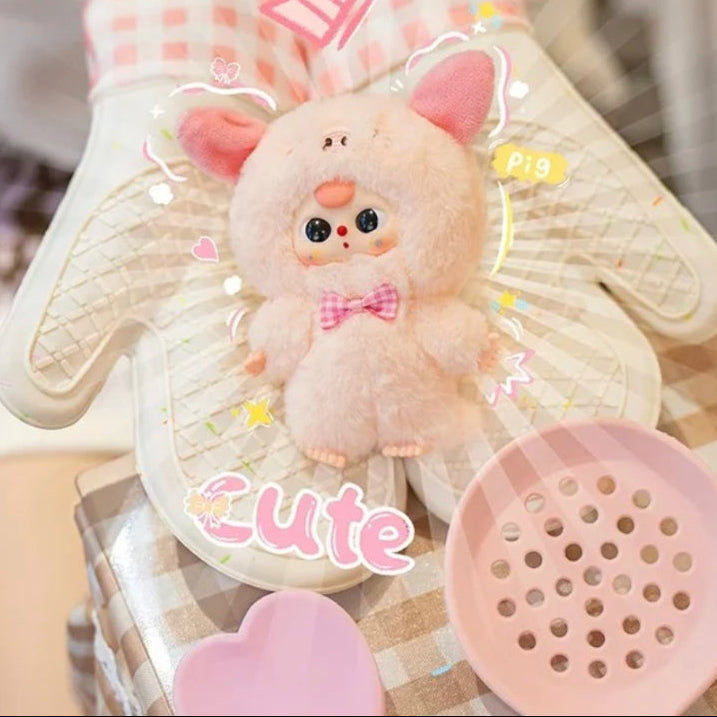 Baby Three Mini Animal World Series Plush Blind Box