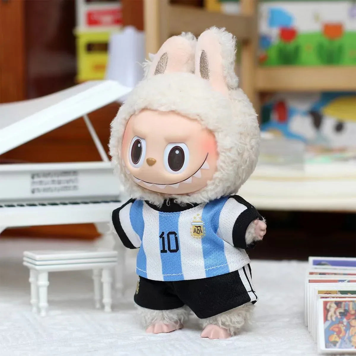 First, second and third generation labubu baby clothes football jersey(No Dolls)labubu clothes - PopNya