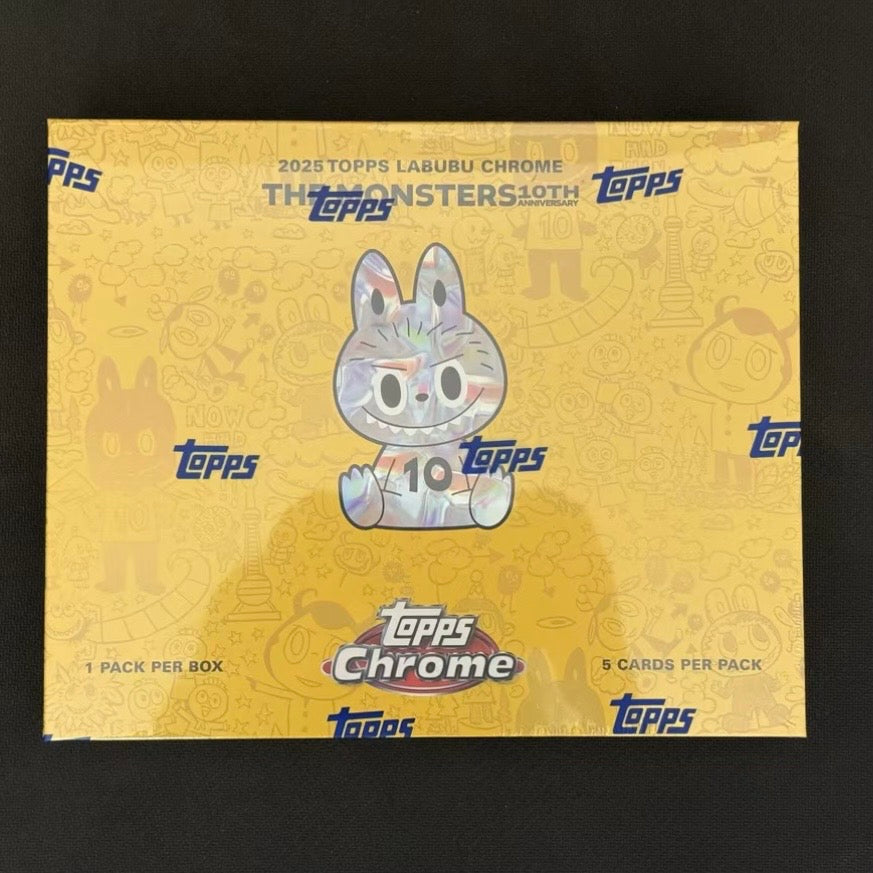 The Monster LABUBU X Topps CHROME Collectible Cards Set
