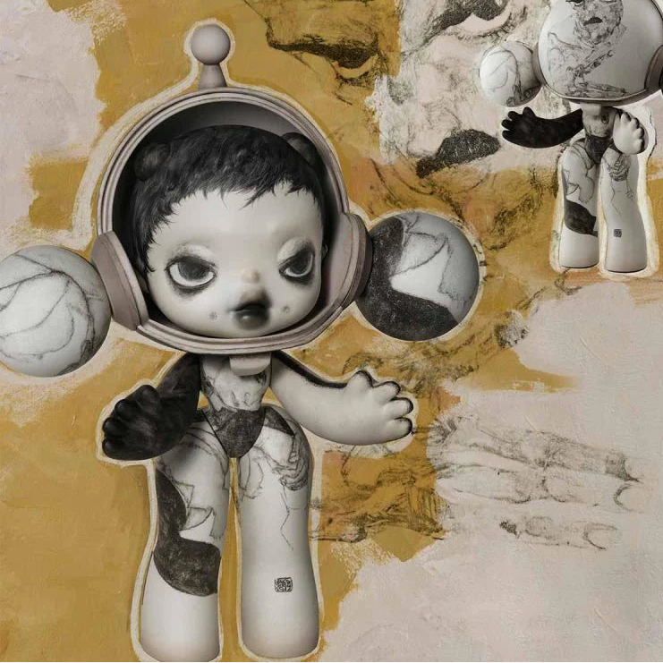 MEGA α SKULLPANDA 400% Egon Schiele