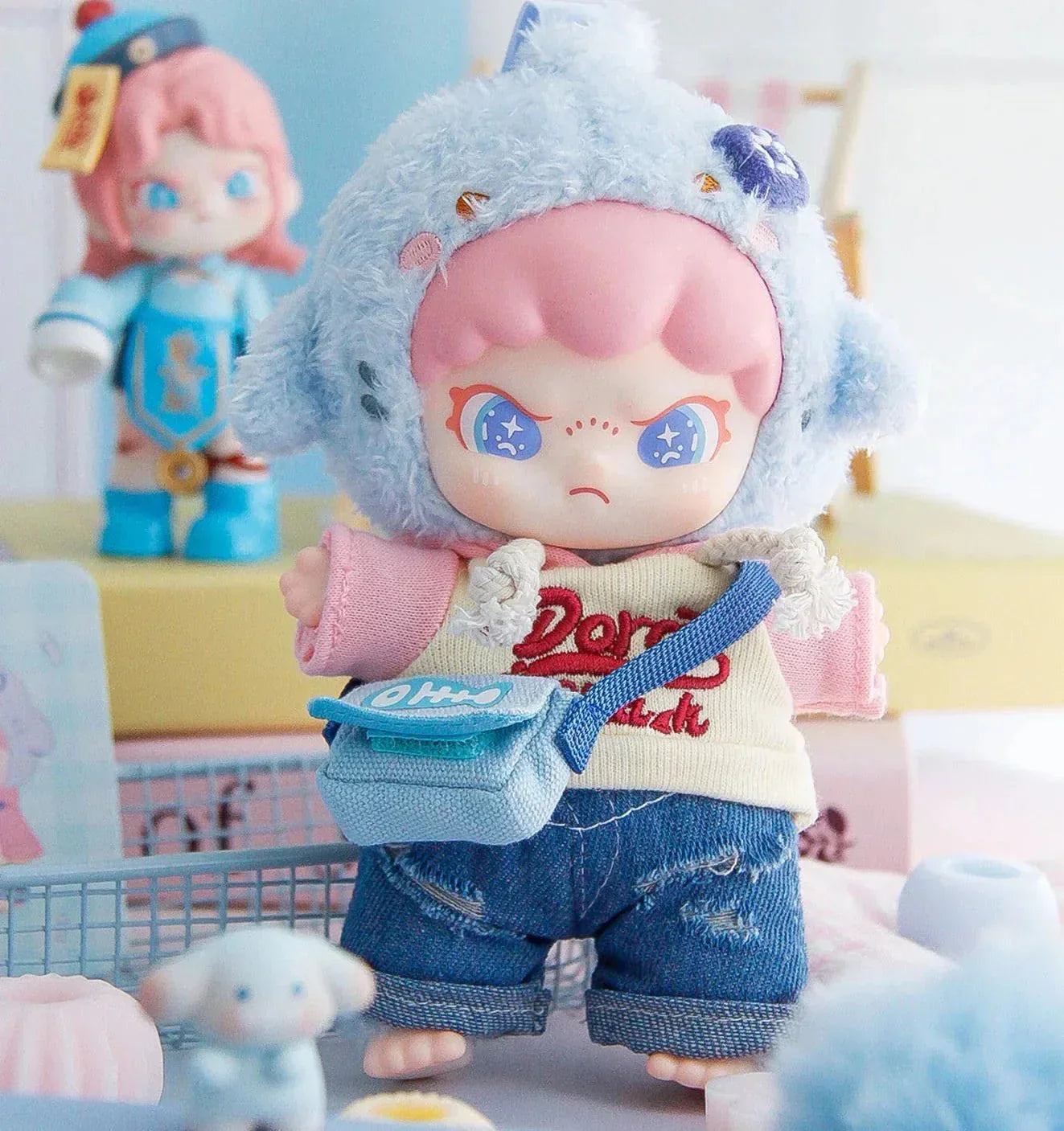 Dora Sharky Lala Girl Vinyl Plush Doll & Pendant