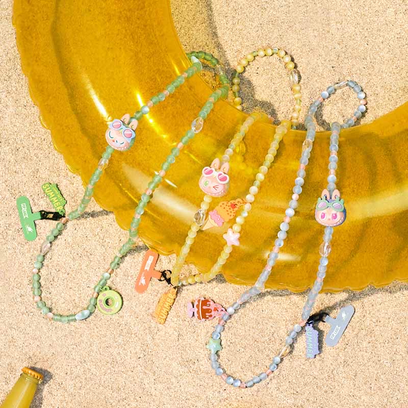 the monster LABUBU Jump Into Summer Series Charm Blind Box