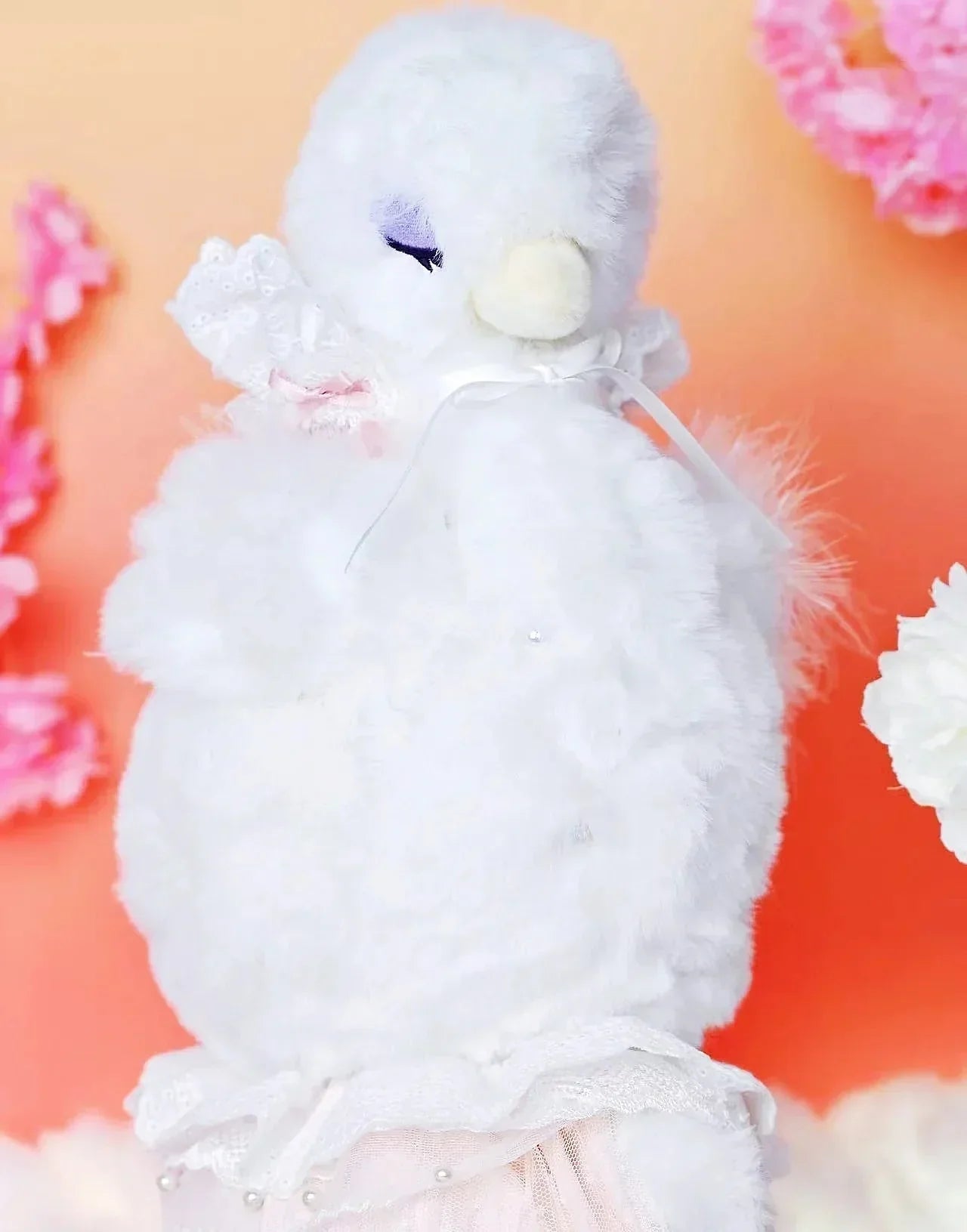 NOMMI Swan Lake Plush Hanging Card. Limited Edition