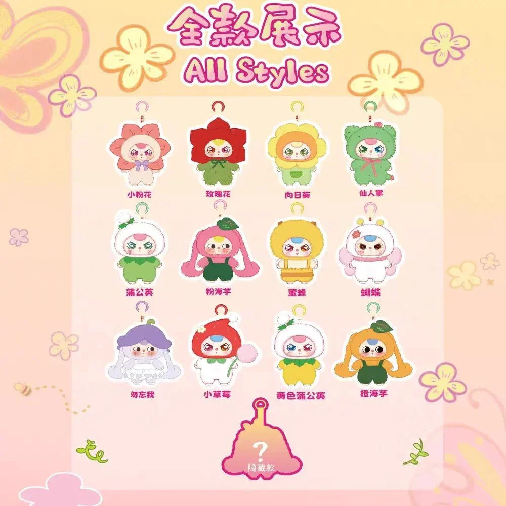 Baby Three Where is Spring Series Plush Dolls. Blind Box