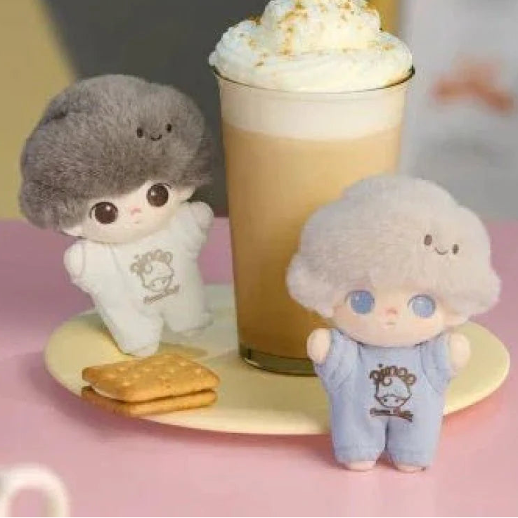 POPMART DIMOO Crush on Coffee Series-Soft-faced Plush Keychain Blind Box