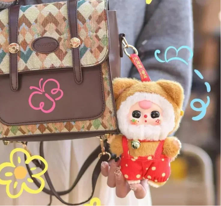 Baby Three Billionaires Cat Series Plush Dolls. Blind Box