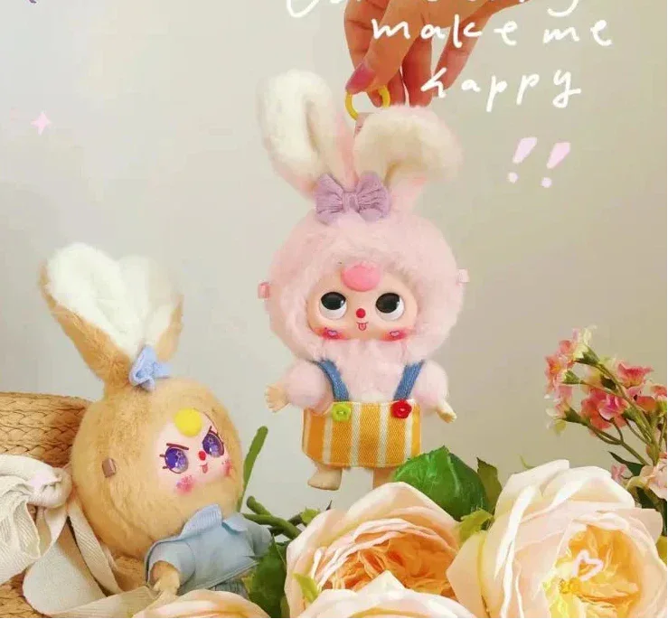 Baby Three Macaron Cute Bunny Series Plush Dolls. Blind Box