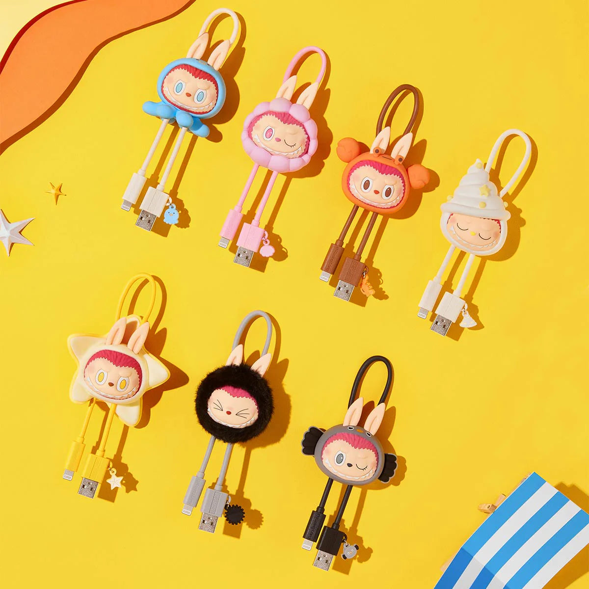 THE MONSTERS LABUBU Enchanted by the Seaside Series-Cable Blind Box