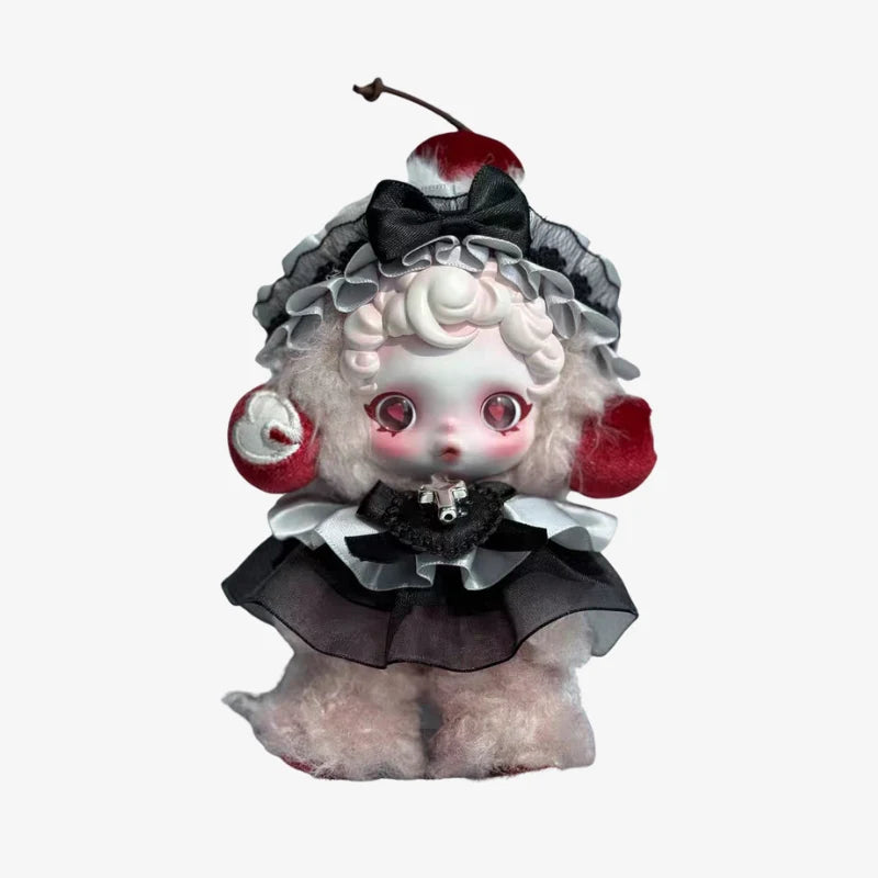 skullpanda clothes Silver Black Bow Set