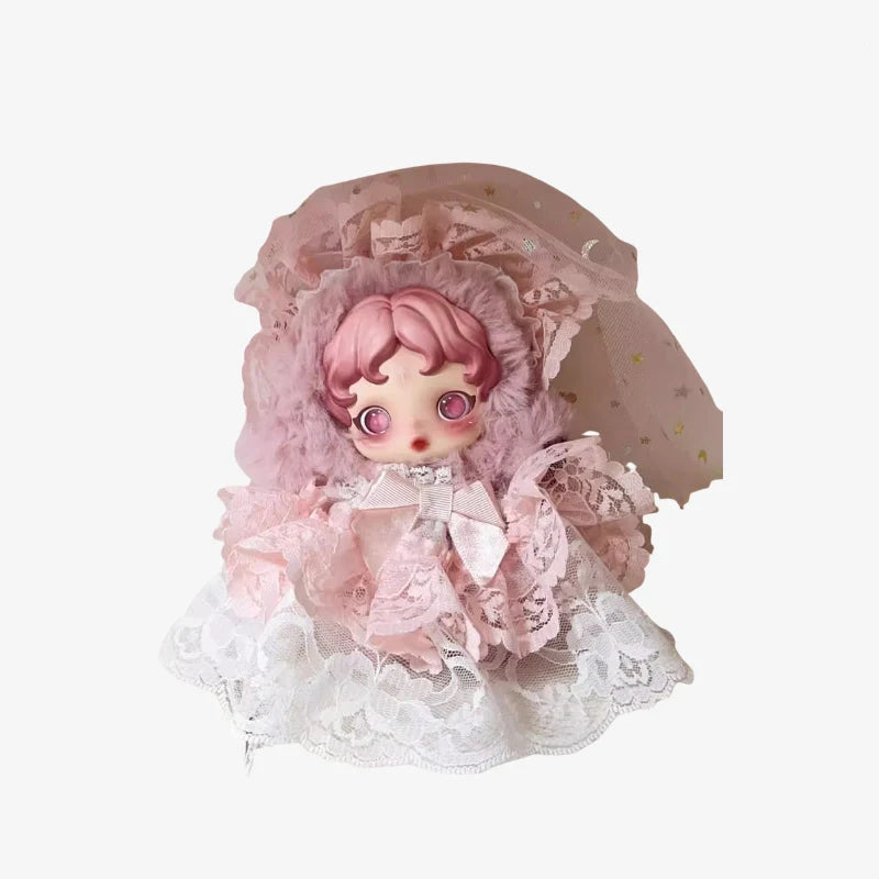 skullpanda clothes Pink dress (dress veil)