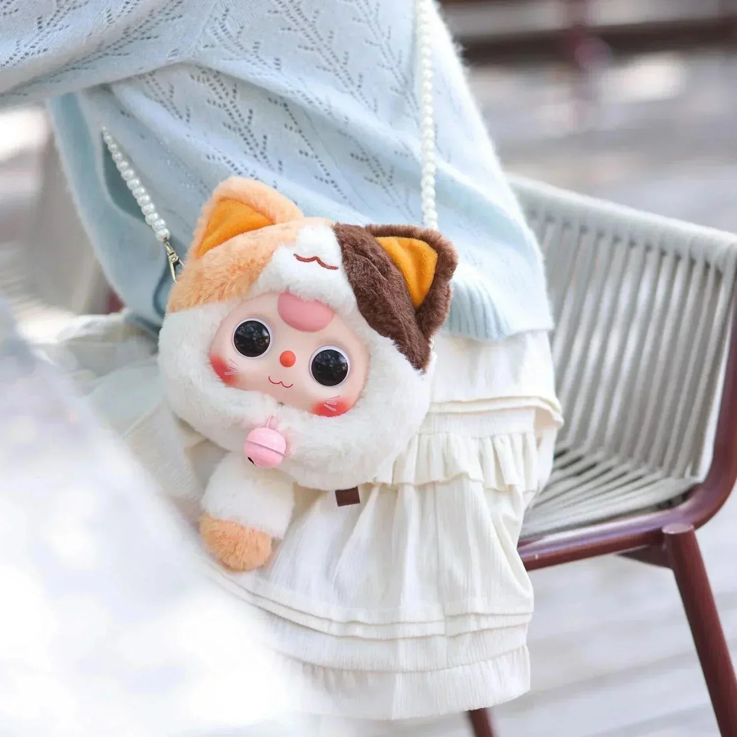 Baby Three Lucky Cat Zipper Bag Plush Series Blind Box - PopNya