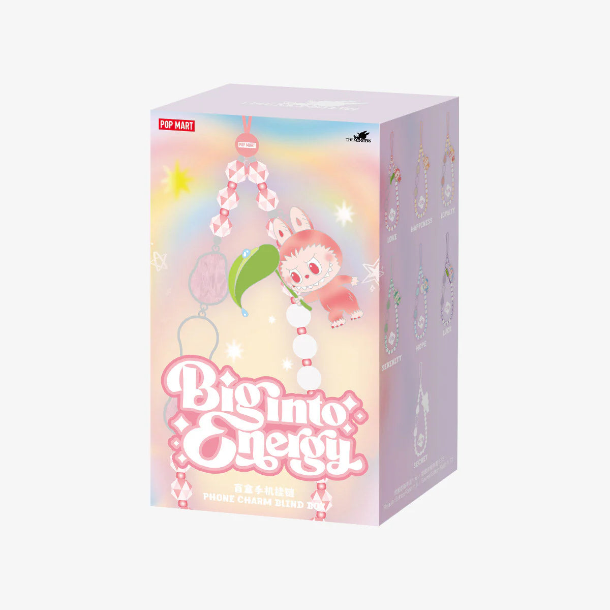 POP MART THE MONSTERS LABUBU Big into Energy Series-Phone Charm Blind Box