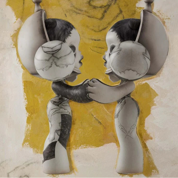 MEGA α SKULLPANDA 400% Egon Schiele