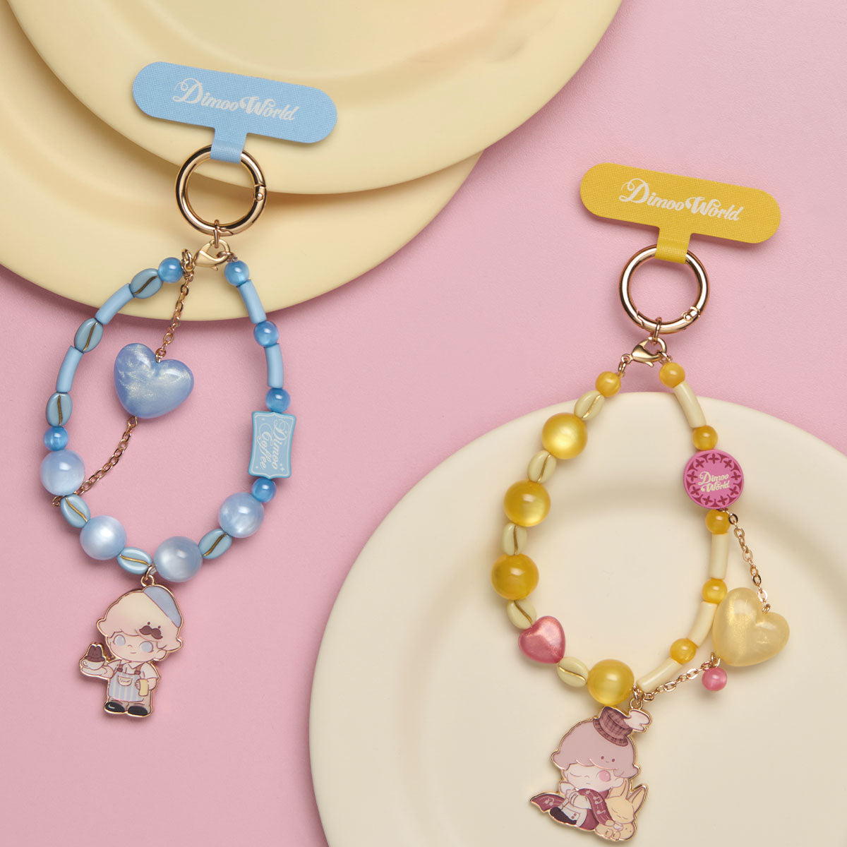 POPMART DIMOO Crush on Coffee Series-Phone Charm Blind Box