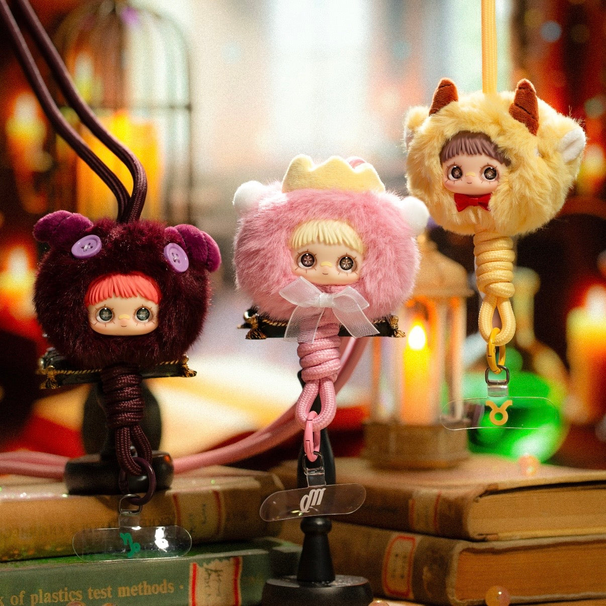 maymei twelve zodiac signs mobile phone lanyard