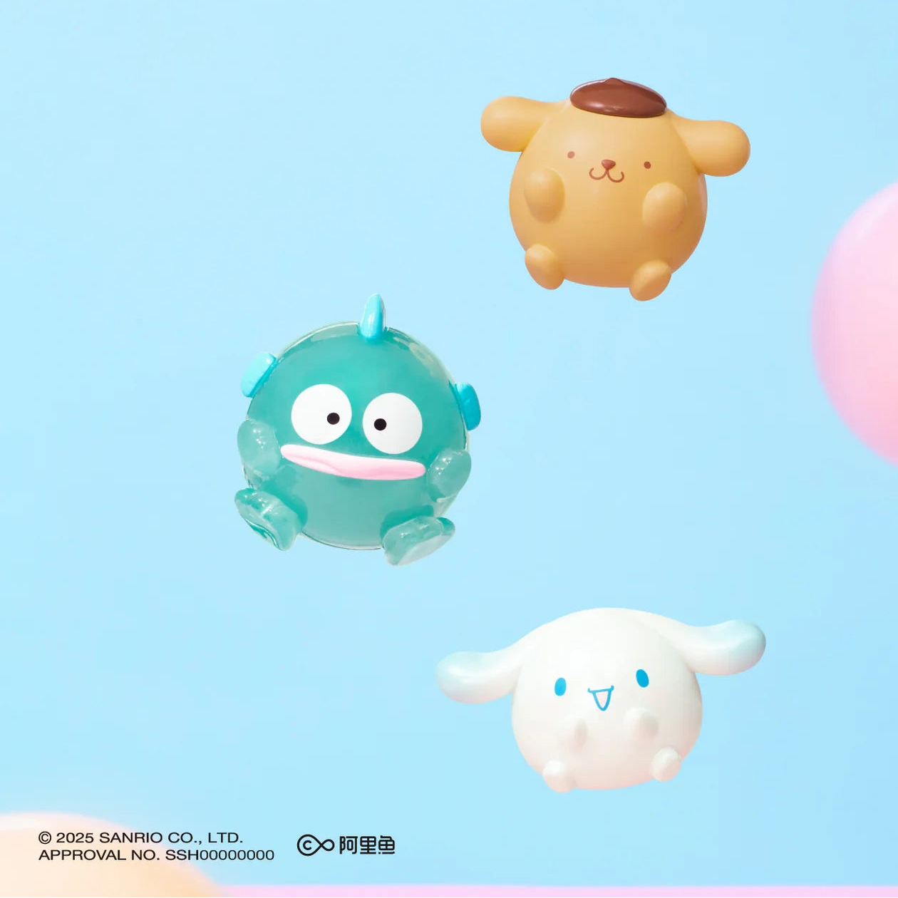 TOP TOY Sanrio Characters Roundy Mini Figures Suprise Blind Bags