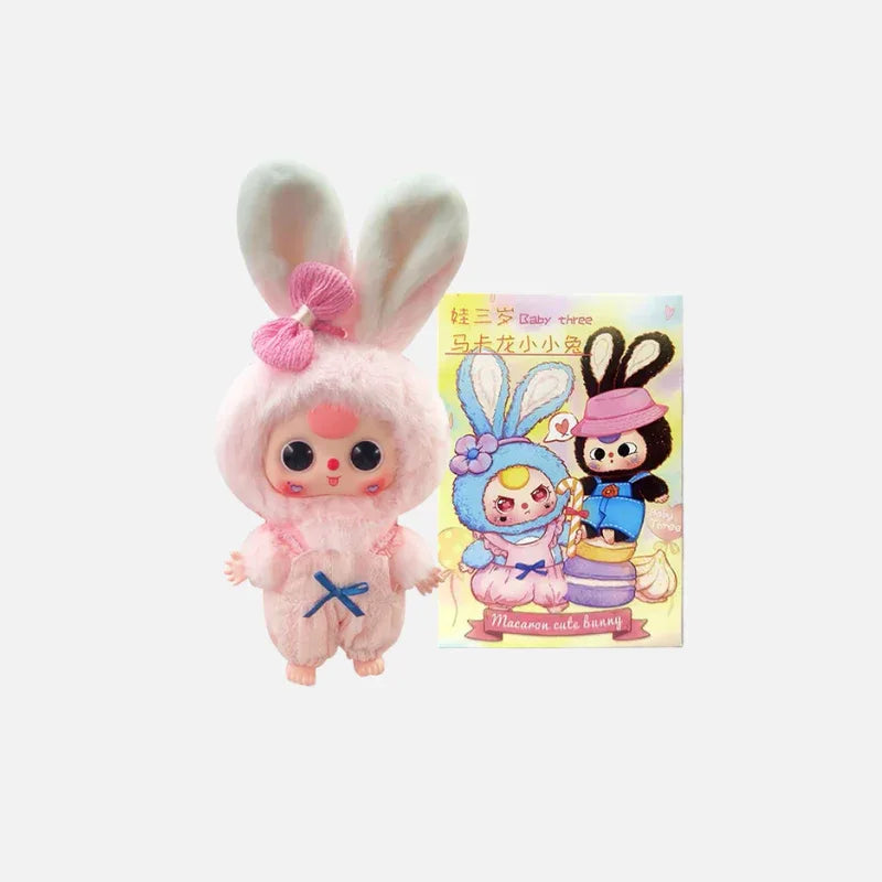 Baby Three Macaron Cute Bunny Series Plush Dolls. Blind Box - PopNya