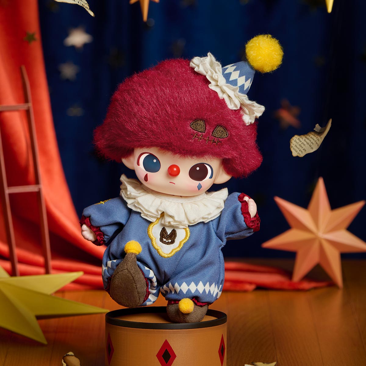 Labubu The Monsters Why So Serious Series Plush Pendant POP MART Blind Box